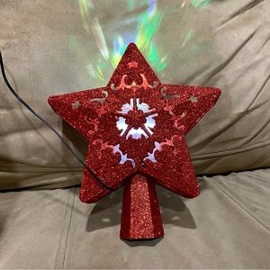 LED Motion Light Up Christmas Tree Topper Star